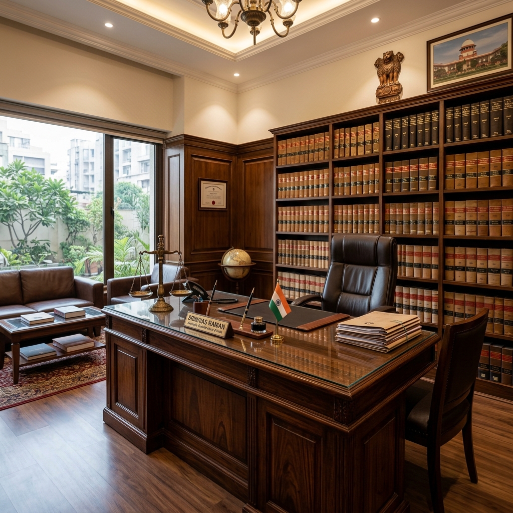 Advocate chamber with LegalMitra AI workspace